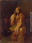 Woman in Oriental Dress by Alexandre-Gabriel Decamps